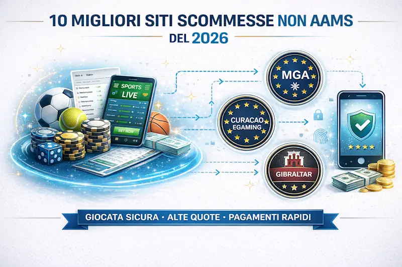 I 10 migliori siti scommesse non AAMS del 2026: lista e confronto aggiornato