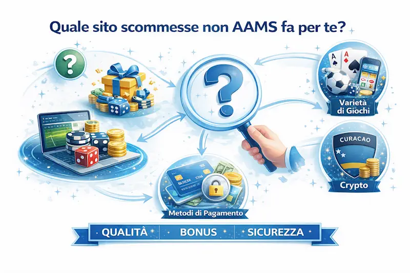 Quale sito scommesse non AAMS fa per te? Albero decisionale in 4 passi