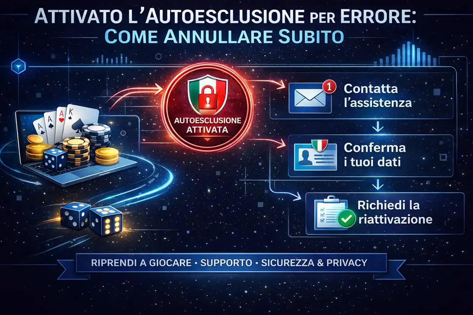 Ho Attivato l'Autoesclusione per Errore: Come Annullare Subito